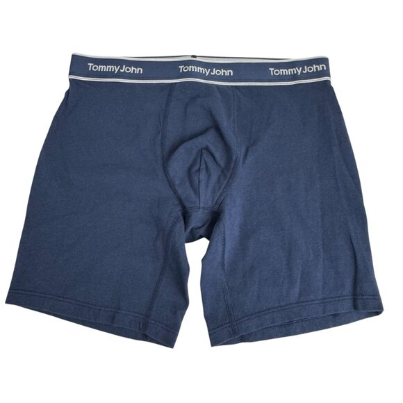 Tommy John NWOT 3 Pack Boxer Briefs Men Small Blue Grey Black Cotton Stretch - Picture 4 of 11